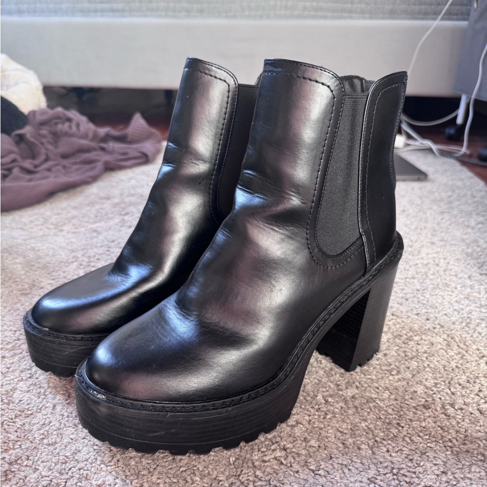 Black Heel Booties
